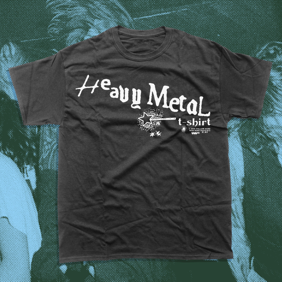 'Heavy Metal T-Shirt' Tee (Hollow Hand)