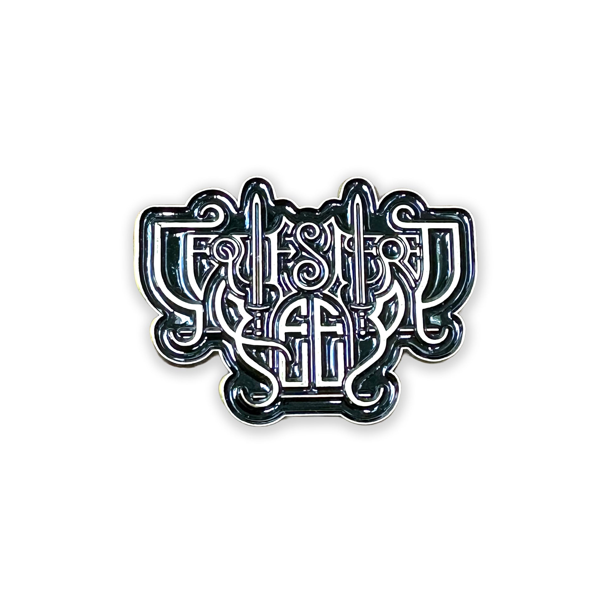 'Sequestered Keep' pin badge